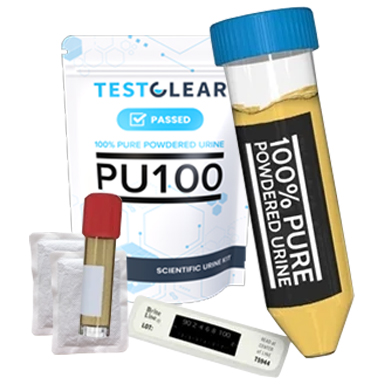 Testclear Urine Simulation Kit with Powdered Human Urine and Heater Banner